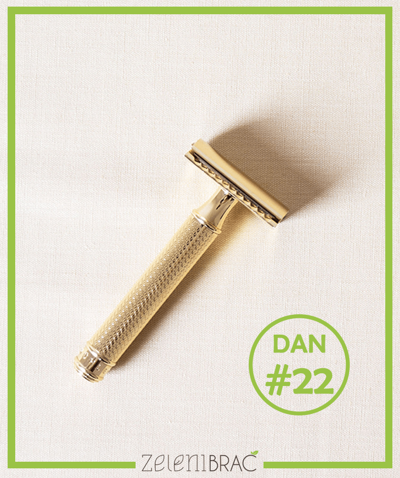 DAY # 22 | USE THE STAINLESS STEEL RAZOR